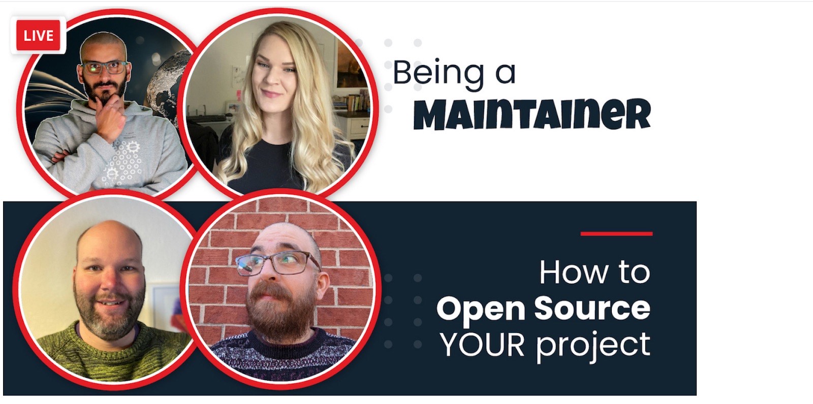 Cover photo of Youtube talk how to open source your project